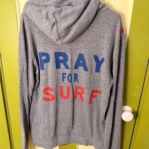 Rare Aviator Nation Pray For Surf zip up